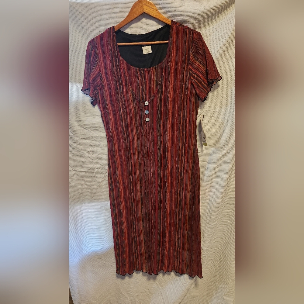 Vintage Helen Blake Dress Women's Size 16 Spice